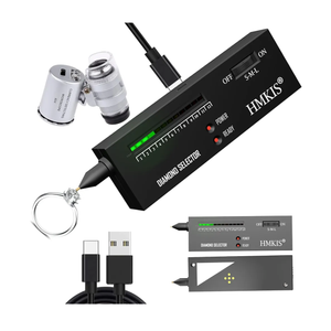 Diamond Tester Pen, Professional Jewelry Diamond Tester with 60X Jewelry Loupe Magnifier, Diamond Selector for Novice and Expert (Non-Rechargeable)