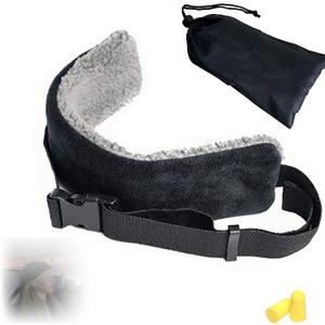 Retractable Travel Pillows with Car and Airplane Head Strap, Compact and Comfortable Upright Plane Pillows That Prevents Head from Shaking While Traveling in Cars and Air (1 pack)