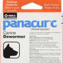 Panacur C Canine Dewormer (Fenbendazole), 4 Gram, 3 Count (Pack of 1), Red