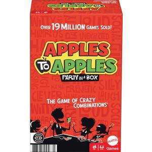 Mattel Games Apples to Apples Game of Comparisons for Parties & Family Reunions with 500+ Cards for 4 to 8 Players