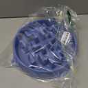 Outward Hound Fun Feeder Slo Bowl – Large 4‑Cup Capacity, Slow Feeding, Medium to Large Dogs, Non‑Slip, Blue, Notch Pattern