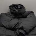 Amazon Essentials Women's Short Waisted Puffer Jacket (Plus Size) (Large, Black)