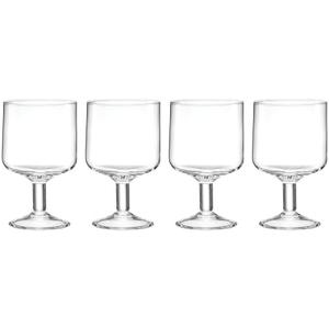 Infuse  Stackable 4-Piece Goblet Wine Glass Set