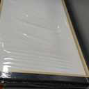 Framed Dry Erase Board 12" x 18" - with Black with Gold Finish Slope Frame
