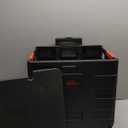 JJRING Folding Rolling Crate, Portable Utility Cart, Collapsible Handcart Shopping Trolley, Rolling Crate with Wheels for Teacher, Grocery, Office and Luggage