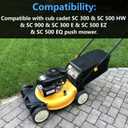 946-05106B Control Cable,for Cub Cadet MTD Craftsman SC300,SC500,SC500Z,SC500EZ,Throttle Cable Fits Most Push Mower,Replace 746-05106 746-05106A 746-05106B