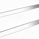 28 Inch Brushed Nickel Double Towel Bar, SUS304 Stainless Steel Staggered Towel Rack Wall Mounted, Heavy Duty Rustproof Towel Rod Holder for Bathroom Kitchen Laundry Room (Brushed Nickel, 28 Inch)