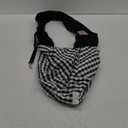 CUBY Dog and Cat Sling Carrier - Hands Free Reversible Pet Papoose Bag - Soft Pouch and Tote Design - Suitable for Puppy, Small Dogs Cats Outdoor (Black Senior, Unadjustable Strap)