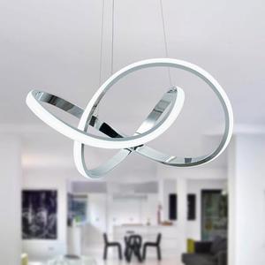 MAYNA LED Pendant Light with Irregular Ring Lights, 6000K White