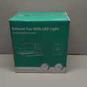 FASDUNT Bathroom Exhaust Fan with Light - Ultra Quiet 1.0 Sones, 110 CFM Bathroom Ceiling Vent Fan with LED Light Combo, Fits for Home Bath Office Hotel, Easy Installation