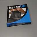 BraceUP Back Support Belt for Men and Women - Breathable Waist Lumbar Lower Back Brace for Sciatica, Herniated Disc, Back Pain Relief, with Dual Adjustable Straps (S/M 28-35 In) (Black)