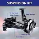 Control Arm, Replacement For Front Lower Left Control Arm With Ball Joint Compatible With 2017-20 Hyundai Elantra 2018-23 Kona 2019-23 Kia Forte 2020-23 Forte5 - Driver Side