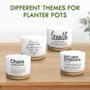 Coworker Thank You Gifts, Funny Succulent Plant Pot, Flower Cactus Planter Gifts, Farewell Going Away Appreciation Inspirational Gifts for Women Men Boss Lady Manager Coworkers (No Plants)