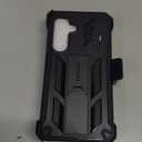 FNTCASE for Samsung Galaxy S25-FE Case: Military Grade Rugged Cell Phone Cover with Kickstand & Belt-Clip Holster | Shockproof Protection Bumper Matte Textured for Galaxy S25 FE Cases 6.7inch - Black