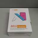 Safety Energy-saving Heater Mini Portable Room Office Desktop Electric Fan Heater Air Warmer Black