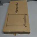 Buzowruil Metal Rolling Clothing Rack Adjustable Freestanding Garment Organizer with Wheels, Space-Saving Design for Home, Closet, Office, or Retail, Gold