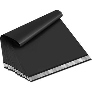 UCGOU Poly Mailers 24x24 Inch Black 100 Pack Extra Large Shipping Bags Strong Thick Mailing Envelopes Self Seal Adhesive Waterproof and Tear Proof Boutique Postal for Clothing Quilt and More
