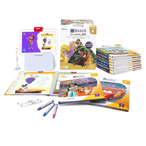 BYJU’S Learning Kit: Disney, Kindergarten Premium Edition (App + 10 Workbooks) Ages 4-6 - Featuring Disney & Pixar Characters - Learn Letter Sounds, Sight Words & Numbers - Osmo Fire base included