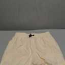 BRISIRA Swim Trunks Men Swim Shorts Quick Dry 5 inch Inseam Beach Shorts with Compression Liner and Zipper Pocket Cream Size 32