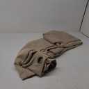 LORDTEX Linen Look Textured Blackout Curtains with Thermal Insulated Liner - Heavy Thick Grommet Window Drapes for Bedroom, 50 x 120 Inches, Tan, Set of 2 Panels