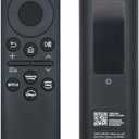 New BN59-01432A TM2360E Solar Voice Remote, USB-C Rechargeable Bluetooth Remote Control with Solar Charging Compatible with Samsung 2023-2024 Neo QLED 8K Smart TVs, HDR Ultra HD - Black