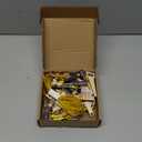 60 Pcs Construction Christmas Tree Ornament Handyman Tool Wooden Christmas Hanging Decoration Wood Axe Pliers Hammer Hard Hat Ornament Holiday Decorations for Welder Lineman Xmas Party Decor