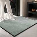 Mibao Super Absorbent Front Door Mat, 72" x 24", Non-Slip Washable Indoor Doormats, Low Profile Entryway Rug Outdoor, Dirt Resistant Welcome Mats for Front and Back Door Entrance, Sage Green