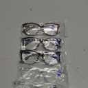 CCVOO Reading Glasses for Women, Eyeglasses, Blue Light Readers for Women, Computer Eye Glasses, Cheaters (2 Black/ 2 Transparent/ 1 Turtle), Magnification Strength: 3.0 x