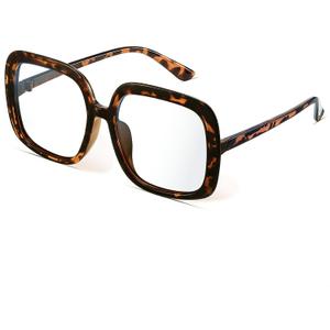 miyya Oversized Blue Light Glasses for Women, Retro Fashion Computer Glasses, Anti-Glare, Eye Strain Relief