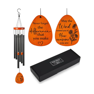 Thank You Gifts for Women, Men, Friendship Gifts, Thank You Wind Chimes, Appreciation Gifts for Family Employee Coworkers Colleague Teachers Nurses