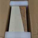 Rectangular Natural Travertine and Rustic Wood Textures Tissue Box Cover for Bathroom,Livingroom,Bedroom, Hand-Made Resin Wood Inlaid Travertine Tissue Box Holder,10 x 5.7 x 4.5 in (C-brown&beige)