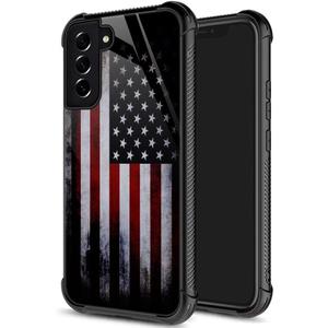 ZHEGAILIAN for Samsung Galaxy S22 Plus Case, Military-Grade Protection, All-Around Shockproof Corners, Anti-Scratch Phone Case for Samsung Galaxy S22 Plus - Old Flag