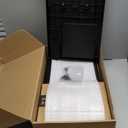 Klearlook Upgraded Adjustable Keyboard Tray for Above Desk & Under Desk Use - Ergonomic Sit-Stand Keyboard Riser with 360° Rotation, 24.4"×10" Keyboard Stand with Wrist Rest & Storage Drawer - Black