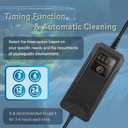 9W Timer UV Aquarium Clean Light Algae Removal LED Light Waterproof for Fish Tank Pond Aquarium
