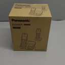 Panasonic Cordless Phone with Answering Machine, Advanced Call Block, Bilingual Caller ID and High-Contrast Display, Expandable System with 2 Handset Cordless Telephones - KX-TGD832M (Metallic Black)