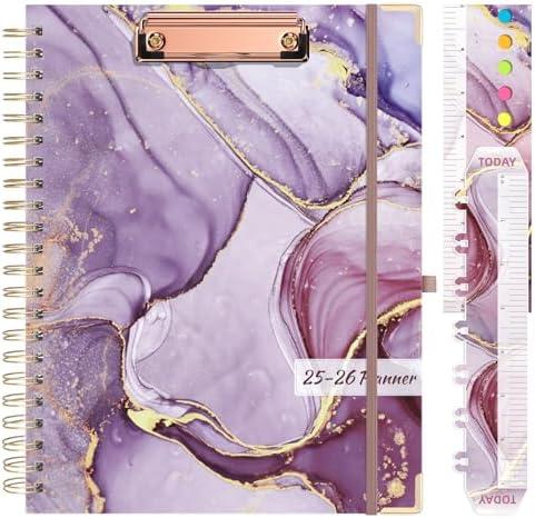 Eyrozill 2025-2026 Academic Planner, 8.5"x11", Weekly & Monthly Student Agenda with Stickers, Hardcover & Pockets, for School & College (July 2025 - June 2026)