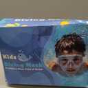 COOLOO 2 Packs Kids Goggles with Nose Cover, 180 Wide View Swimming Goggles for Kids 4-16, No More Hair Snags Anti-Fog No-Leak Snorkel Mask for Boys Girls Youth