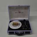 Victrola Vintage 3-Speed Bluetooth Portable Suitcase Record Player with Built-in Speakers  Upgraded Turntable Audio Sound Includes Extra Stylus  Lavender (VSC-550BT-LVG)