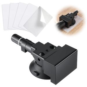 Feekoon Heavy Duty Floor Gap Fixer Tool, Panel Installation with Vacuum Suction Cup & 5pcs Sticky Pads for Deeper Texture Vinyl, Laminate Floor, Wood Flooring, Flooring Gap Repair Kit Made of Metal