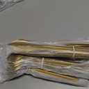 20 Piece Gold Silverware Set, Stainless Steel Flatware Set for 4 Food Grade Cutlery Utensil Set Include Knife Fork Spoon Mirror Polished Dishwasher Safe