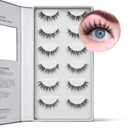 FlutterHabit Glow-Getter (1.0) Lash Clusters for Women, Salon Quality At Home Eyelashes Extension Kit, 6 Lash Sets, No Lash Glue Included