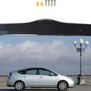 Rear Tailgate Cover Liftgate Garnish Trim Bright Black Replacement for 2004-2009 Base/Touring Hatchback 76801-47060-C0 76801-47040-C0