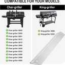 Grill Parts for Char-griller Replacement Parts, Chargriller 5050, 5650, 3001, 3072, 5072, 3030, 3008, 5252, 3000, 4000, King-griller 3008, 5252, Heat Plate, Burner Tubes, Ignitor, Hanger Brackets