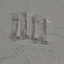 Replacement Brush Heads for WaterPik Sonic-Fusion 2.0 Flossing Toothbrush (SF-03/SF-04) and Sonic-Fusion Flossing Toothbrush (SF-01/SF-02),4 Count White with Covers