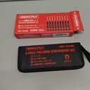 11-Piece Precision Screwdriver Set - Magnetic Mini Screwdrivers for Eyeglasses, Watches, Computers, Laptops, Phones - Phillips, Slotted, Torx, Non-Slip Handle, Portable Storage Bag Included