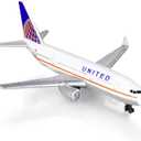 HANGHANG 1/400 United Plastic Airplane Model Suitable for Collections and Display
