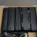 Aluf Plastics - RL-3036XH 20-30 Gallon Trash Can Liners (100 Count) - 30" x 36" - Thick 1.5 MIL Equivalent Black Trash Bags for Bathroom, Kitchen, Office, Industrial, Commercial, Recycling and More