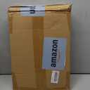 HOOBRO End Table, Small Side Table, Nightstand with 2-Layer Storage Shelves, Sofa Table for Small Spaces, Living Room, Bedroom, Stable Frame, Easy Assembly, Greige and Black