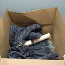 24in Cat Tree Tower with Scratching Post, 19 * 16.5in Window Perch Bed for Large Adult Cats, 2 Small Condo Cubbies for Indoor Kittens, Dark Gray