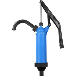 MaxWorks Lever Action Plastic Drum Pump 9 oz per Stroke High Volume Manual Dispenser Fits 15 to 55 Gallon Drums Chemical Resistant for Fuel Water Based Solutions and Acidic Fluids (51046)